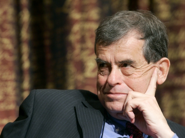 Aaron Ciechanover joint 2004 Nobel Prize Laureate for Chemistry is listening during a news conference in Stockholm