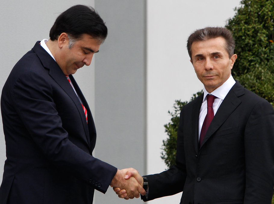 Bidzina Ivanishvili and Mikhail Saakashvili