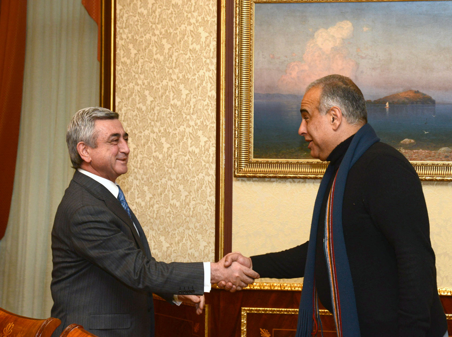 Raffi Hovhannisyan-Serzh Sargsyan meeting