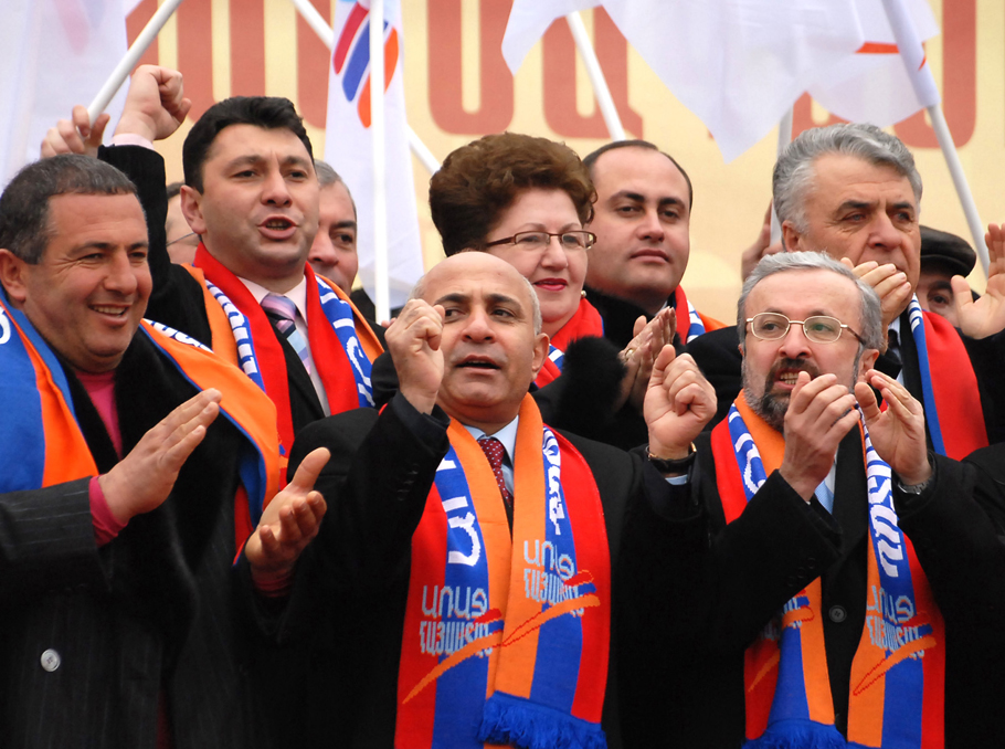 Rally of Serzh Sargsyan’s supporters 
