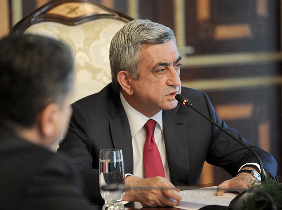 Serzh Sargsyan on June 5, 2013 