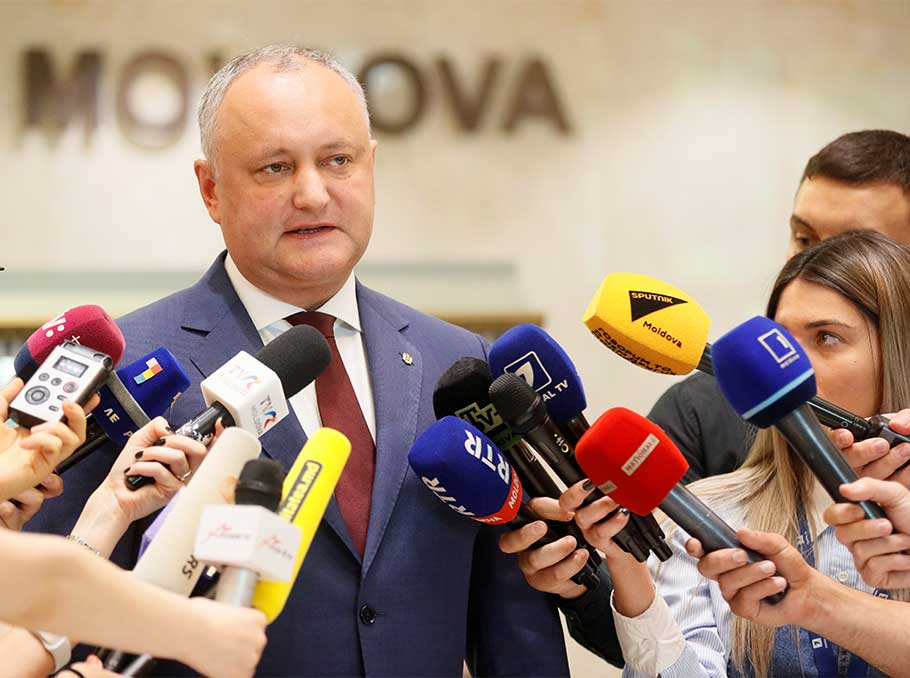 President of Moldova Igor Dodon