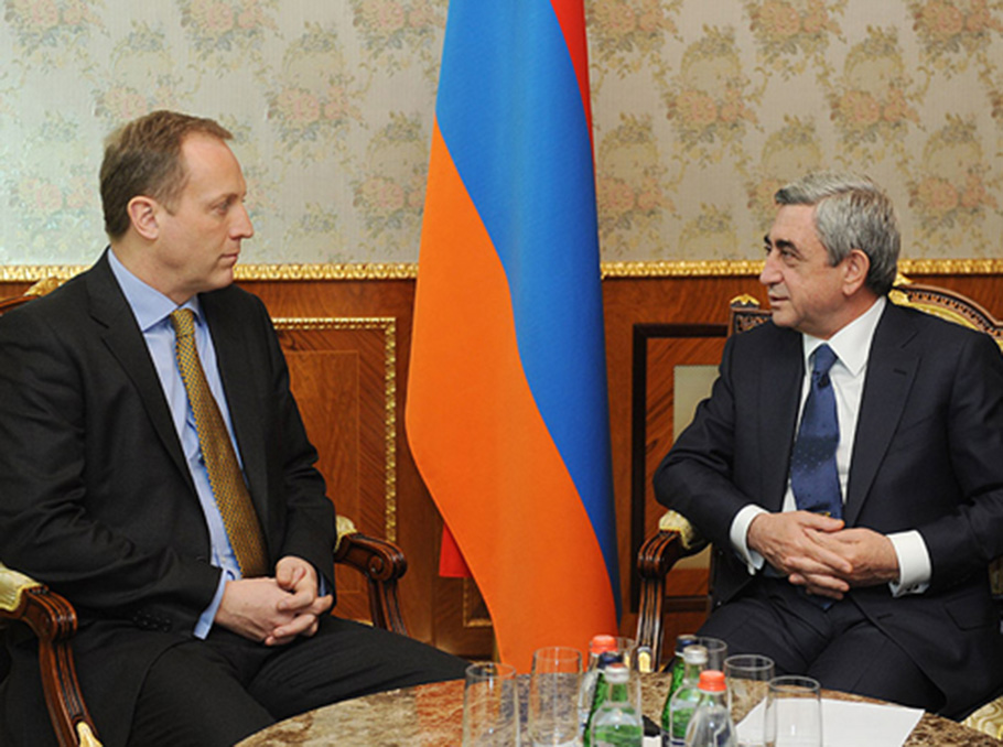 Charles Lonsdale and Serzh Sargsyan