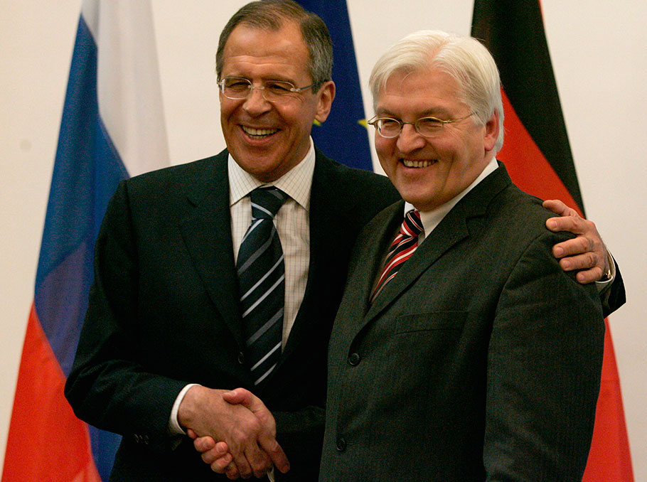Sergey Lavrov and Frank-Walter Steinmeier in 2007