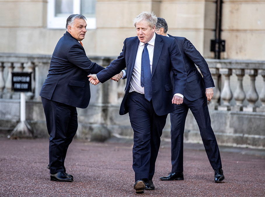 Victor Orban and Boris Johnson