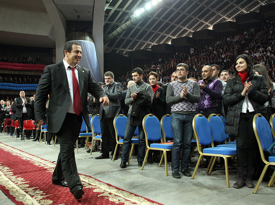 Гагик Царукян на съезде ППА