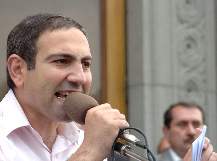 Nikol Pashinyan in 2007 
