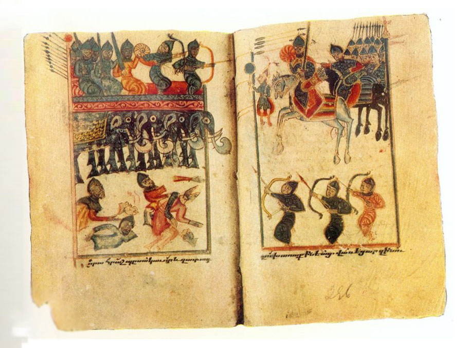«Ավարայրի ճակատամարտ», 1482 թ., Ականց անապատ, գործ Կարապետ Բերկրեցու