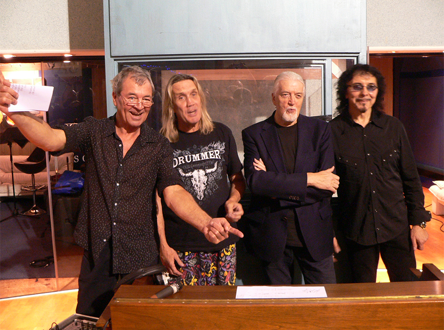 Ian Gillan, Nicko McBrain, Jon Lord and Tony Iommi