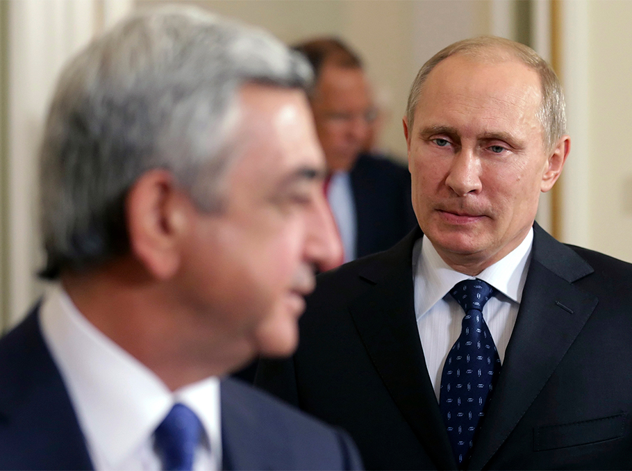 Владимир Путин и Серж Саргсян