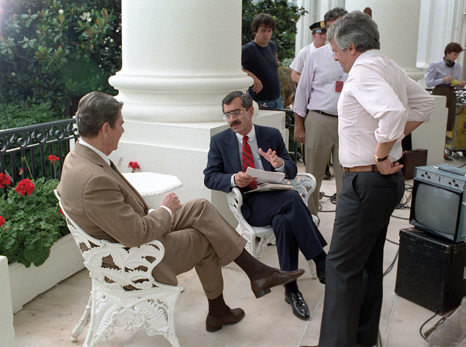 Քեն Խաչիկյանը ԱՄՆ նախագահ Ռոնալդ Ռեյգանի հետ