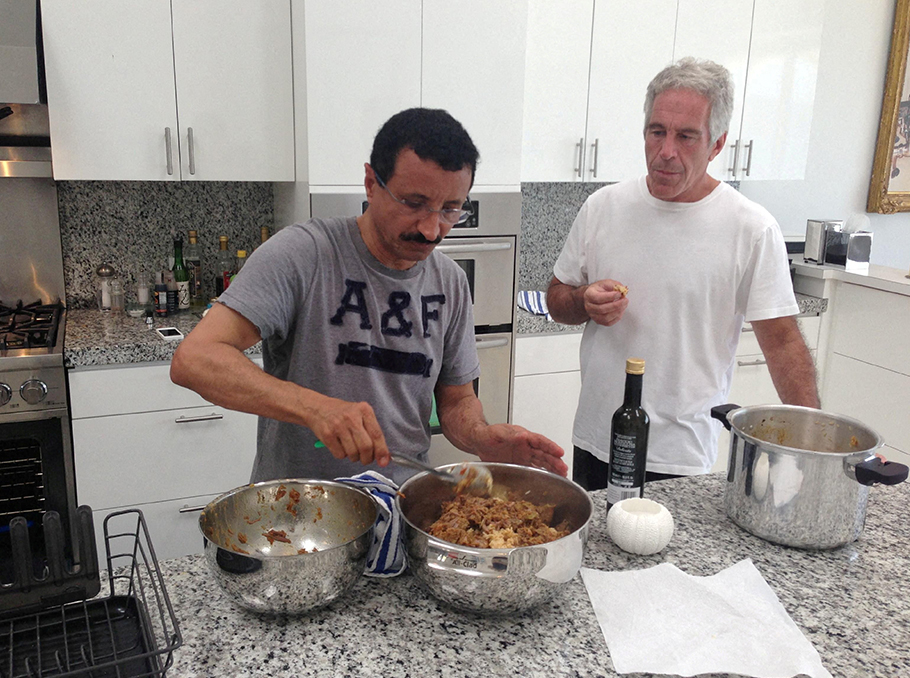 Sultan Ahmed bin Sulayem and Jeffrey Epstein