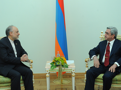 Ali Akbar Salehi and  Serzh Sargsyan