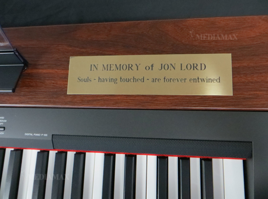 Digital piano in memory of Jon Lord.