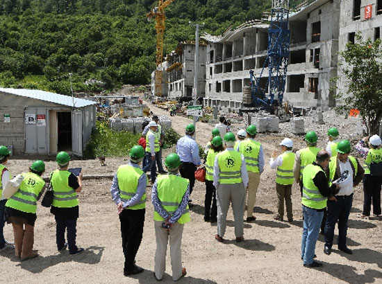 Dilijan International School building site