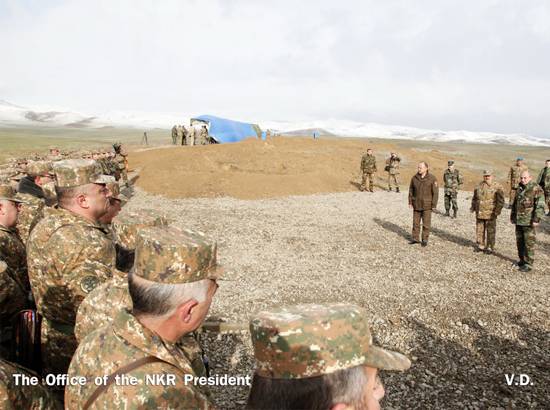 Tactical exercises with military air aviation held in NKR