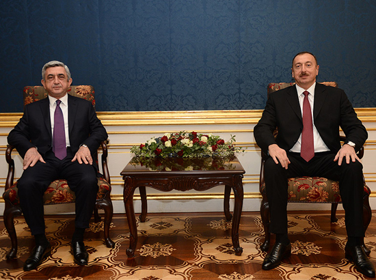 Серж Саргсян и Ильхам Алиев