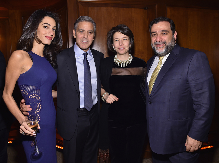 Amal and George Clooney, Veronika Zonabend and Ruben Vardanyan