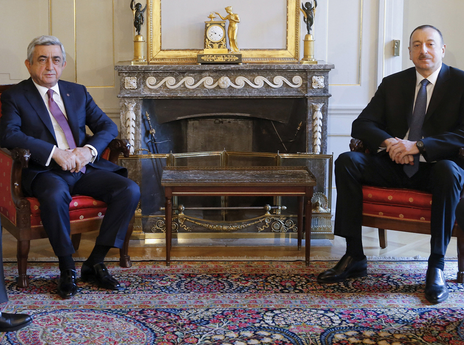 Serzh Sargsyan and Ilham Aliyev