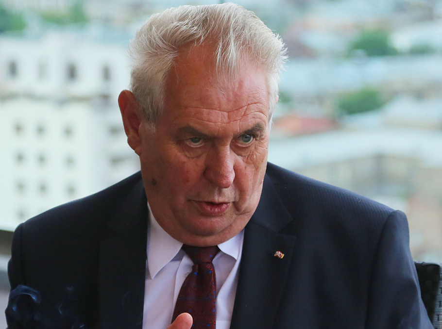 President of the Czech Republic Milos Zeman