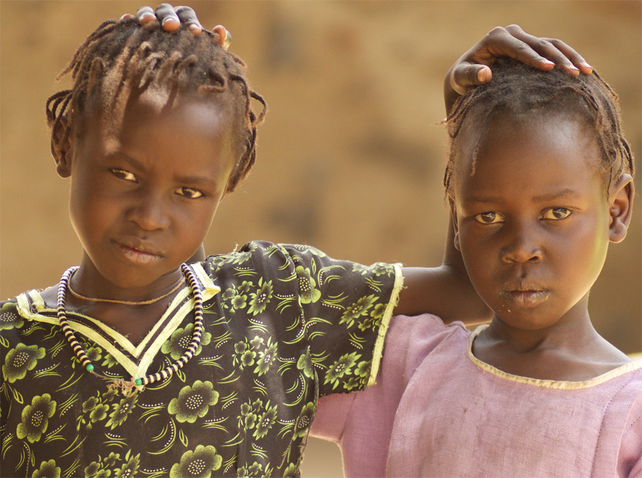 Nuba children