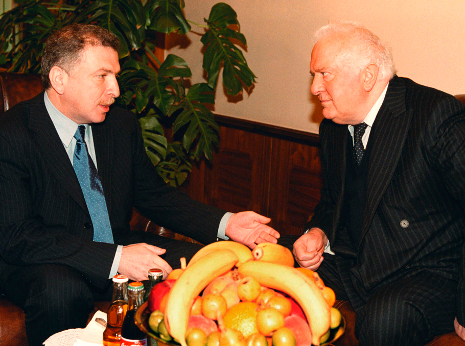 Ilya Klebanov and Eduard Shevardnadze