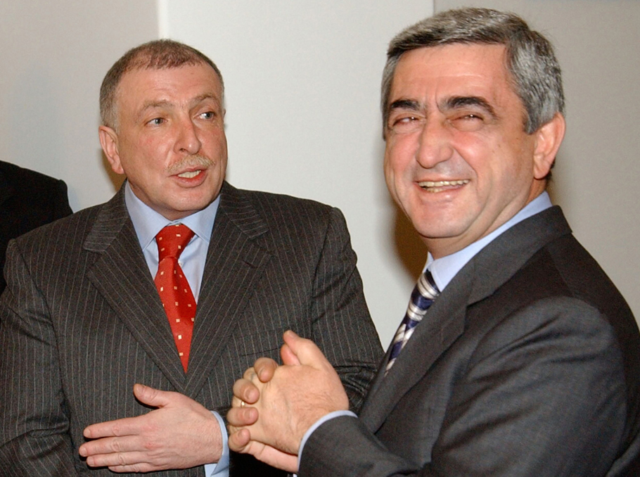 Ilya Klebanov and Serzh Sargsyan