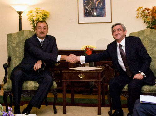 Azerbaijani and Armenian Presidents