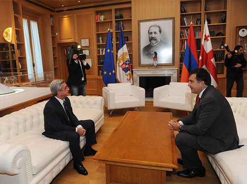 Serzh Sargsyan started a 2-day official visit to Tbilisi today