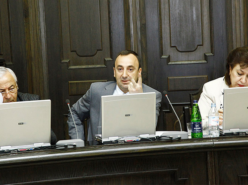  Armenian Minister of Justice Hrayr Tovmasyan