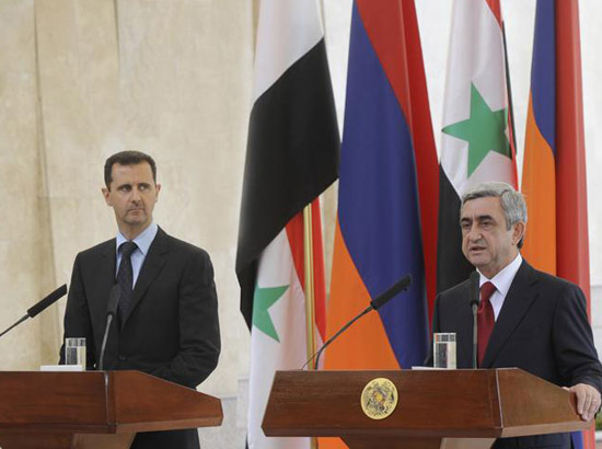  Bashar Assad and Serzh Sargsyan