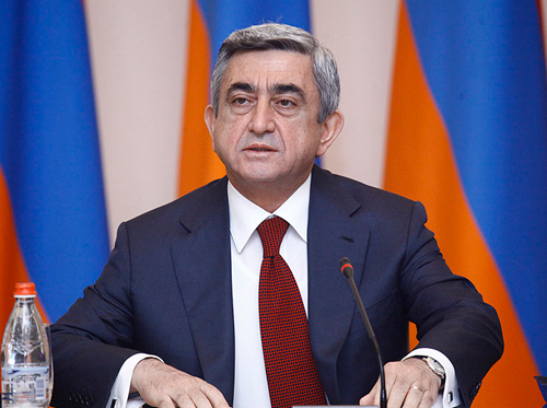 ՀՀ նախագահ Սերժ Սարգսյանը
