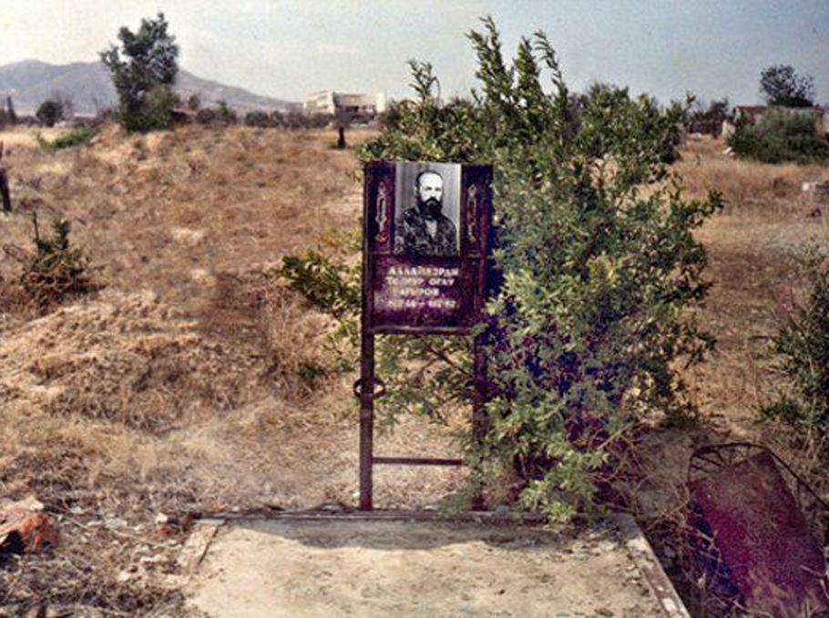Allahverdi Bagirov’s grave in Aghdam 