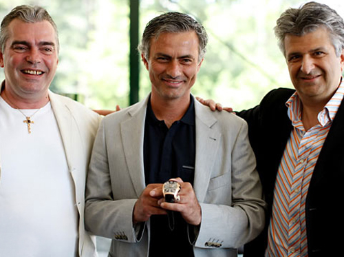 Franck Muller, Jose Mourinho and Vartan Sirmakes
